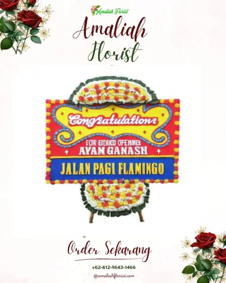 Sewa Papan Bunga Karangkamiri
